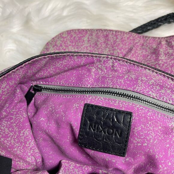Nixon Soft leather Black Patchwork Hobo shoulder/crossbody medium Bag - Picture 9 of 14